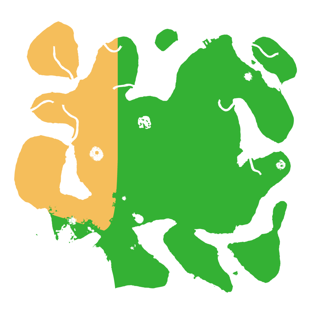 Biome Rust Map: Procedural Map, Size: 3550, Seed: 166585