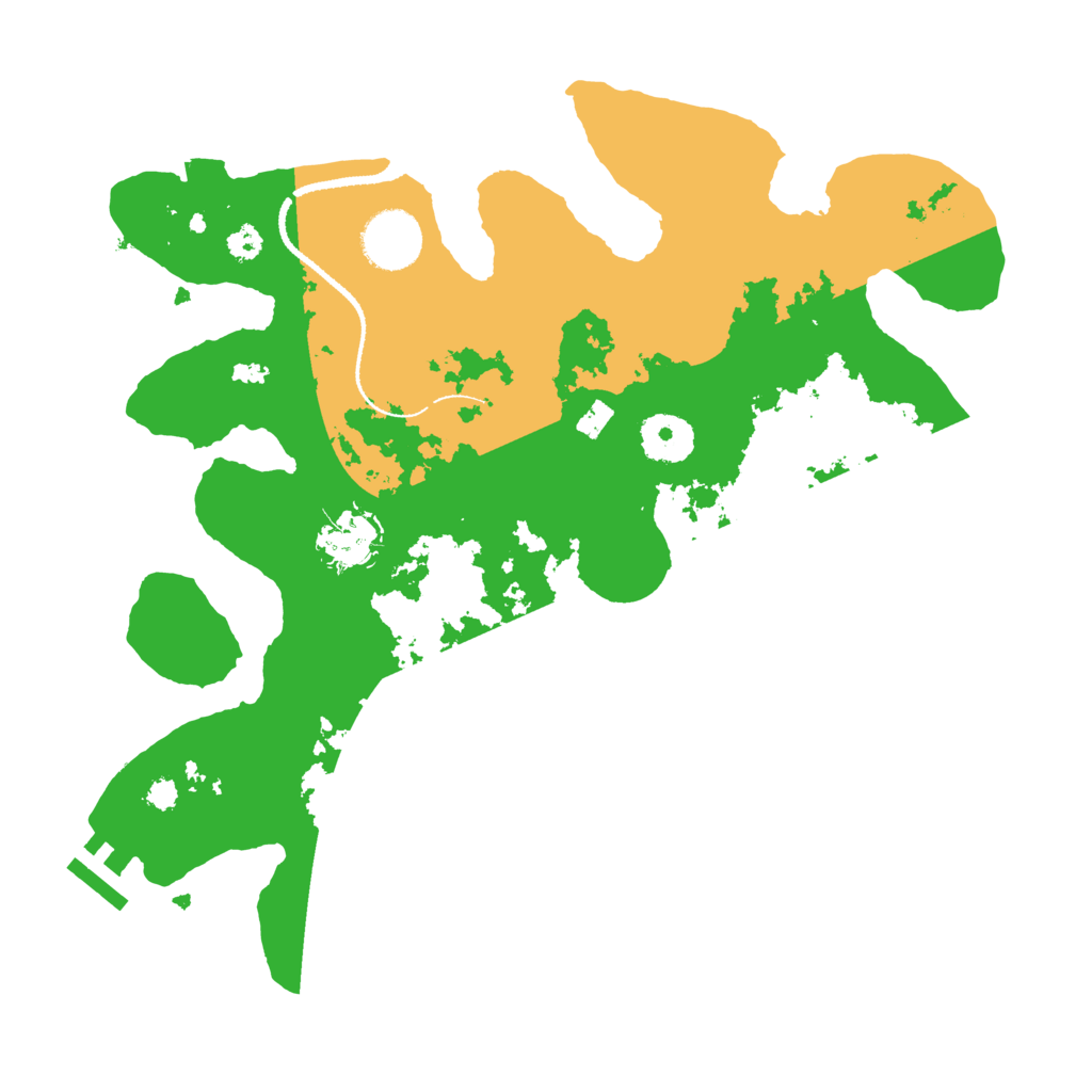 Biome Rust Map: Procedural Map, Size: 3200, Seed: 182739482