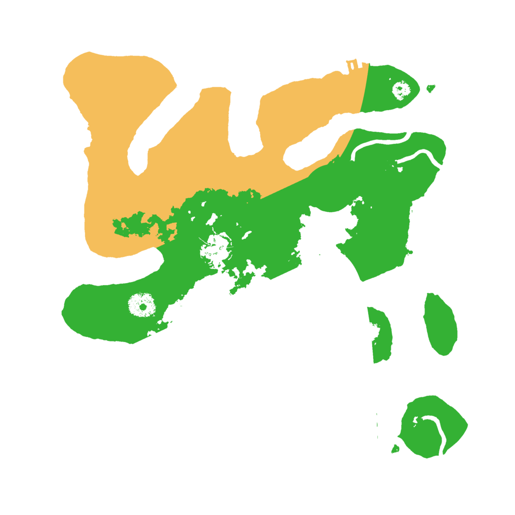 Biome Rust Map: Procedural Map, Size: 3000, Seed: 139513