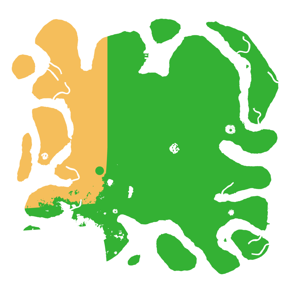 Biome Rust Map: Procedural Map, Size: 4500, Seed: 107895513