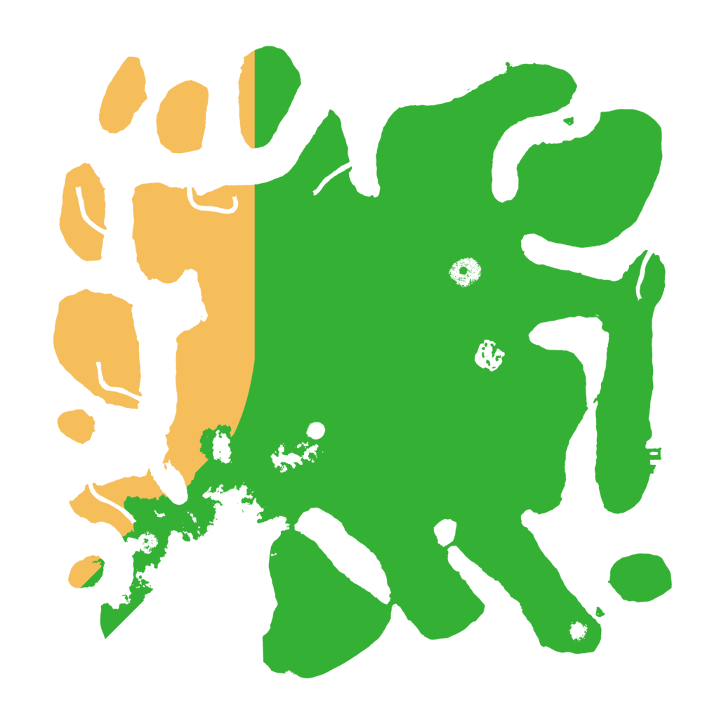 Biome Rust Map: Procedural Map, Size: 3700, Seed: 666