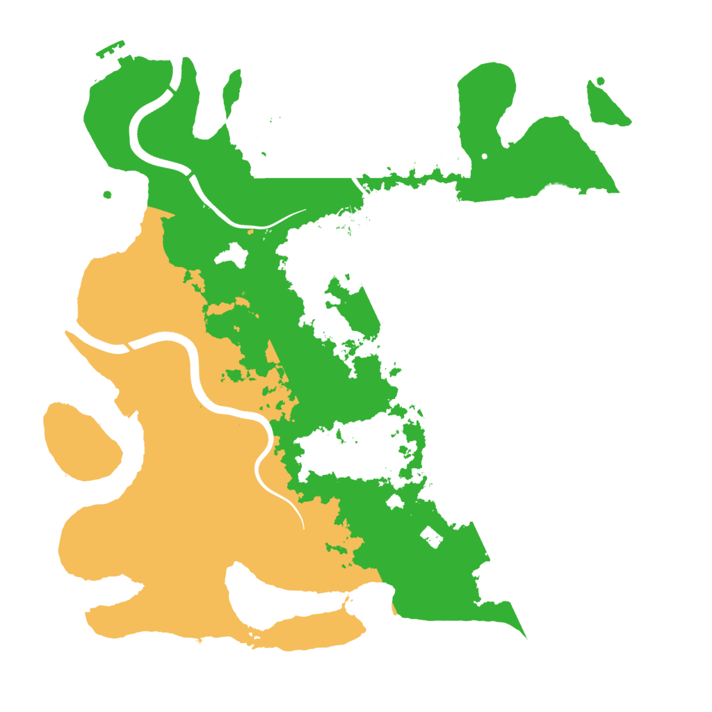 Biome Rust Map: Procedural Map, Size: 3550, Seed: 375377