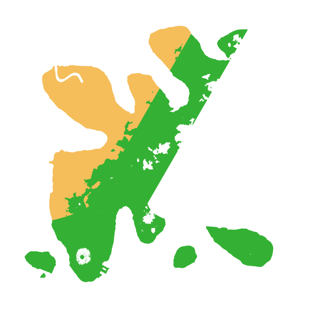 Biome Rust Map: Procedural Map, Size: 3000, Seed: 19120114