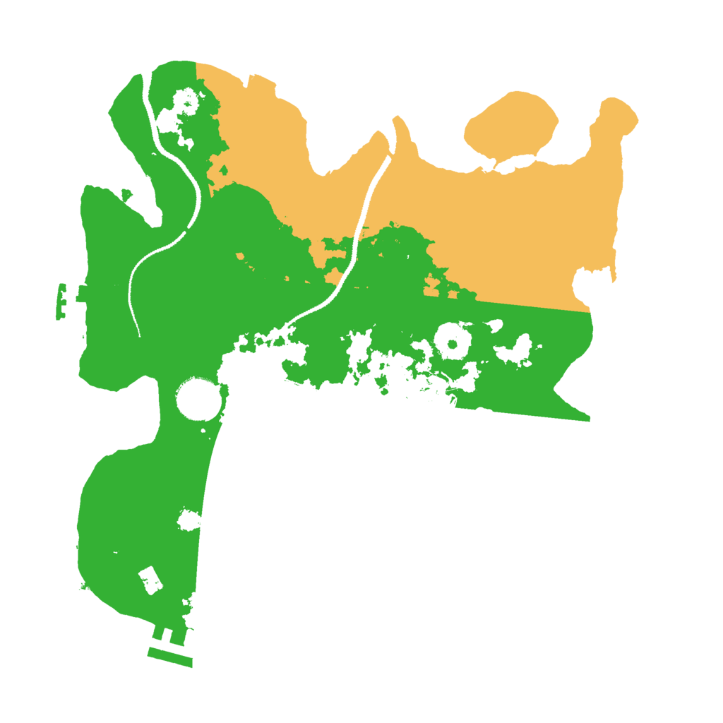 Biome Rust Map: Procedural Map, Size: 3000, Seed: 17967