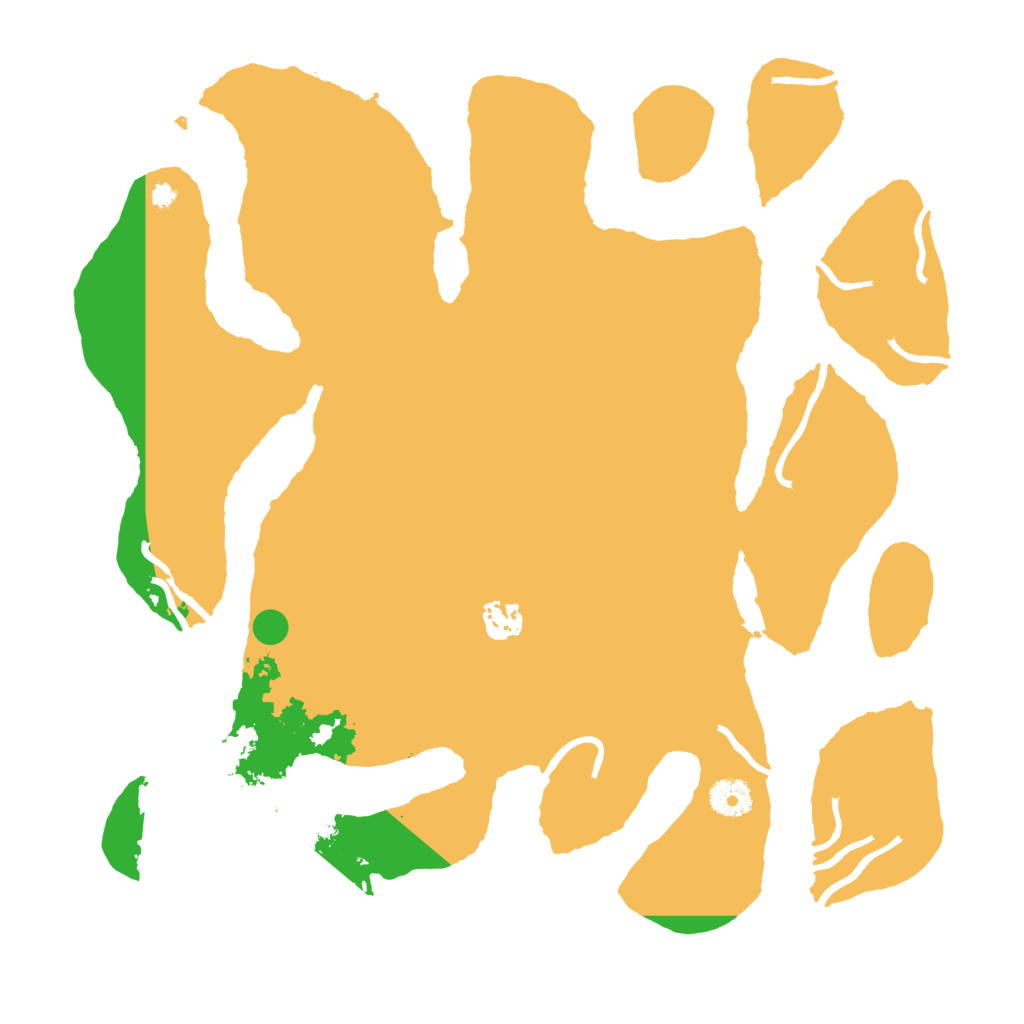 Biome Rust Map: Procedural Map, Size: 3800, Seed: 197025350