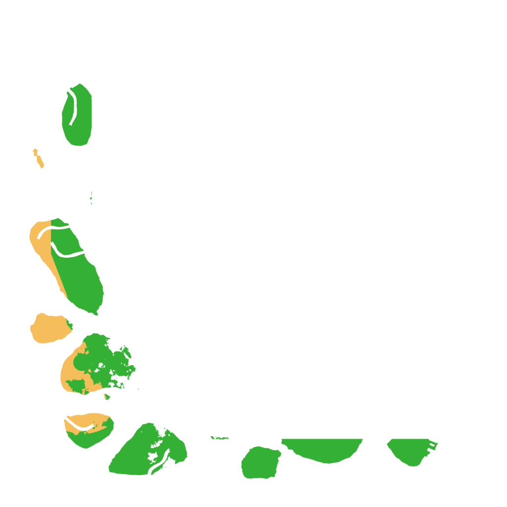 Biome Rust Map: Procedural Map, Size: 4000, Seed: 29964