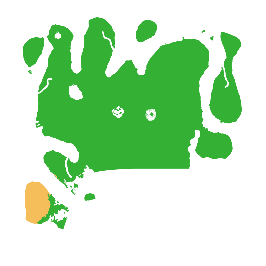 Biome Rust Map: Procedural Map, Size: 3500, Seed: 1002239872