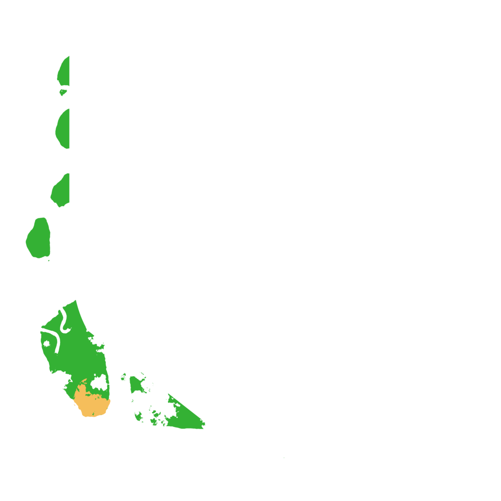 Biome Rust Map: Procedural Map, Size: 3600, Seed: 121116662