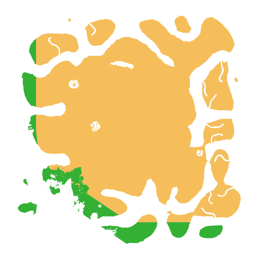 Biome Rust Map: Procedural Map, Size: 4000, Seed: 548376