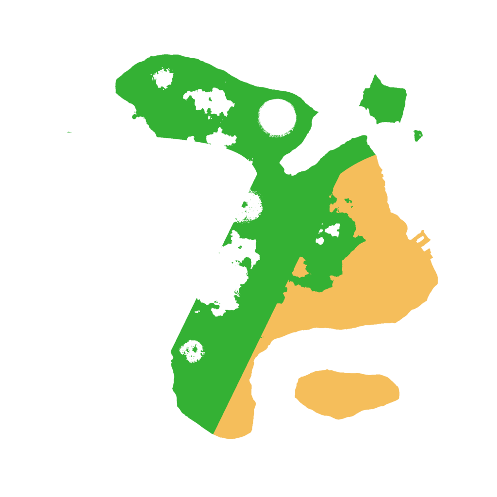 Biome Rust Map: Procedural Map, Size: 2350, Seed: 25000