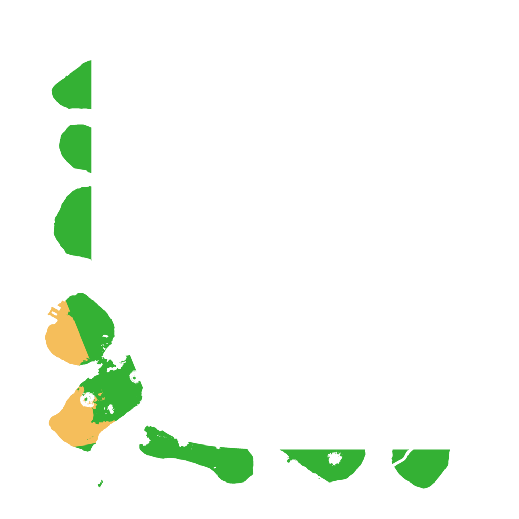 Biome Rust Map: Procedural Map, Size: 3500, Seed: 460811