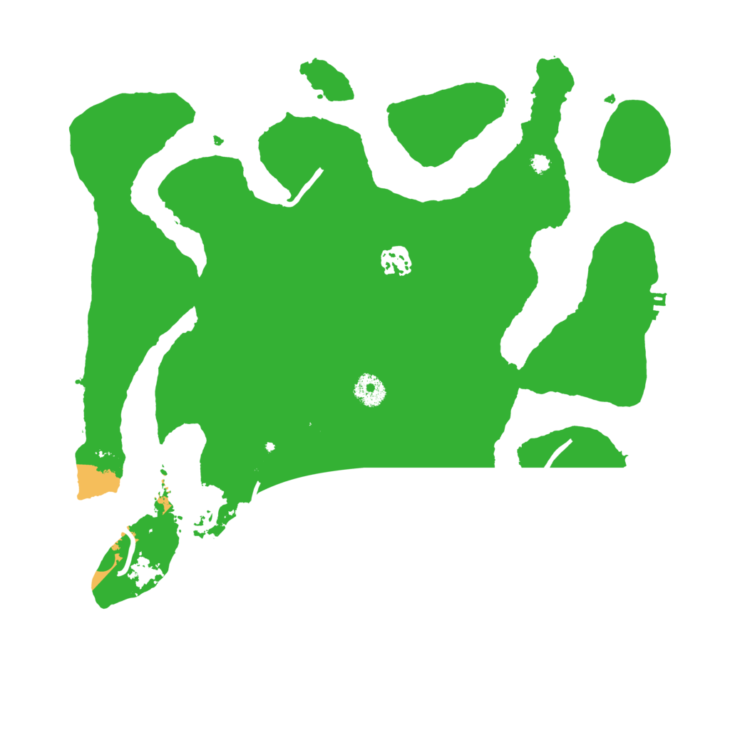 Biome Rust Map: Procedural Map, Size: 3500, Seed: 846621