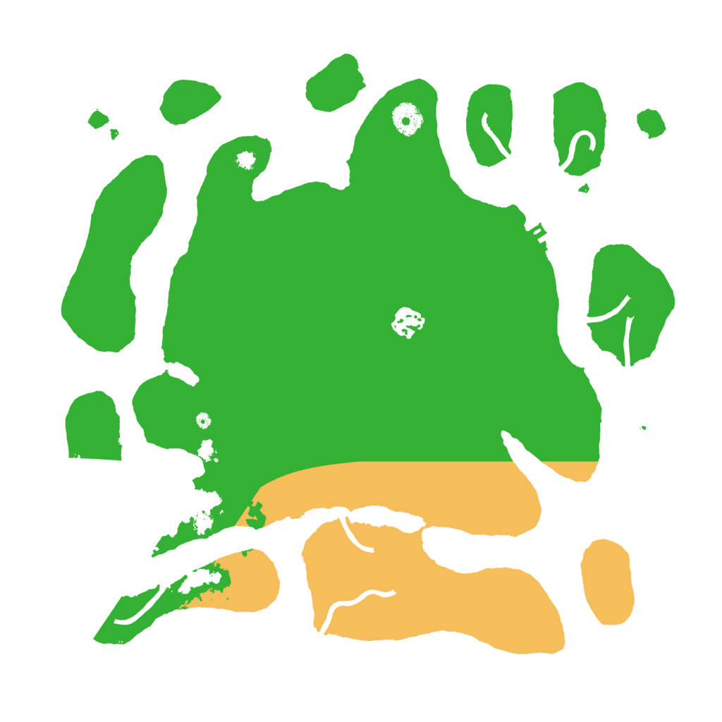 Biome Rust Map: Procedural Map, Size: 3550, Seed: 45262