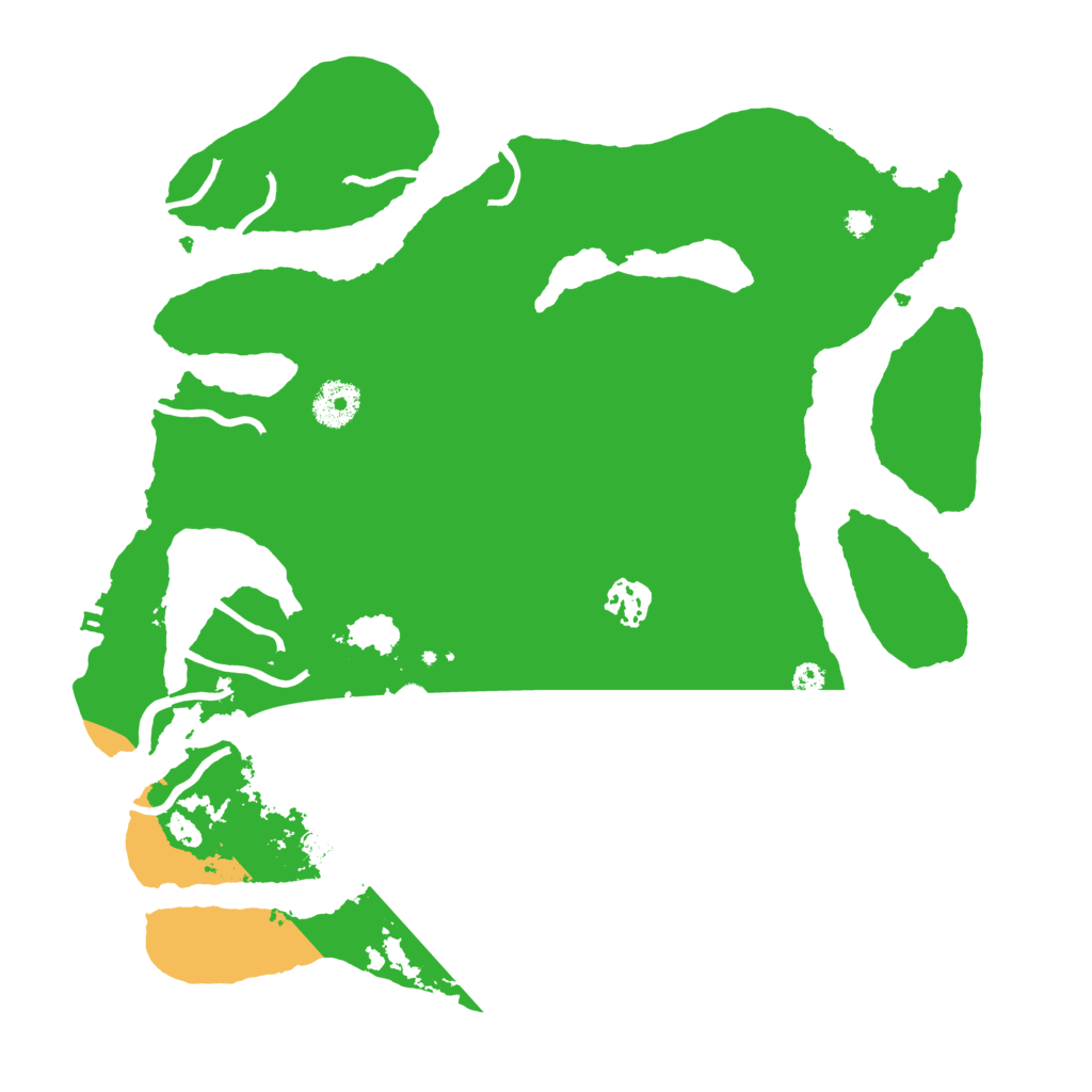 Biome Rust Map: Procedural Map, Size: 3500, Seed: 1842882766