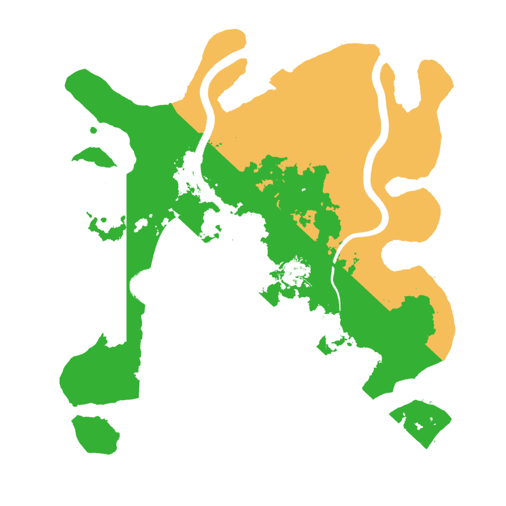 Biome Rust Map: Procedural Map, Size: 3000, Seed: 32074640