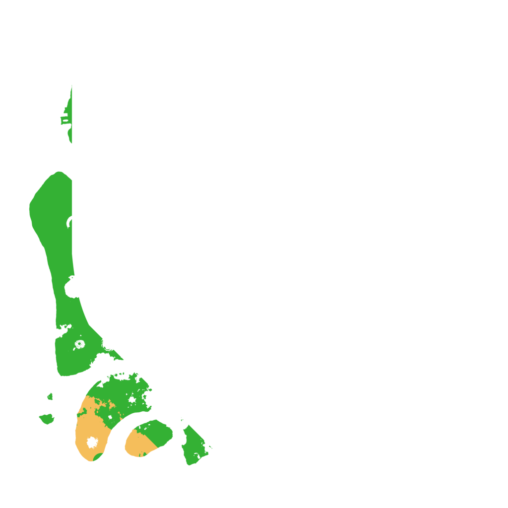 Biome Rust Map: Procedural Map, Size: 4000, Seed: 527644