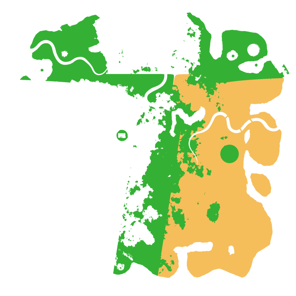 Biome Rust Map: Procedural Map, Size: 4250, Seed: 9077