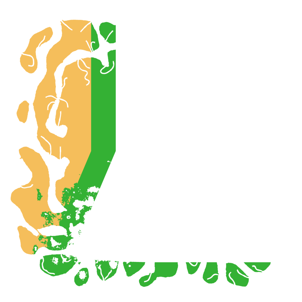 Biome Rust Map: Procedural Map, Size: 6000, Seed: 2525