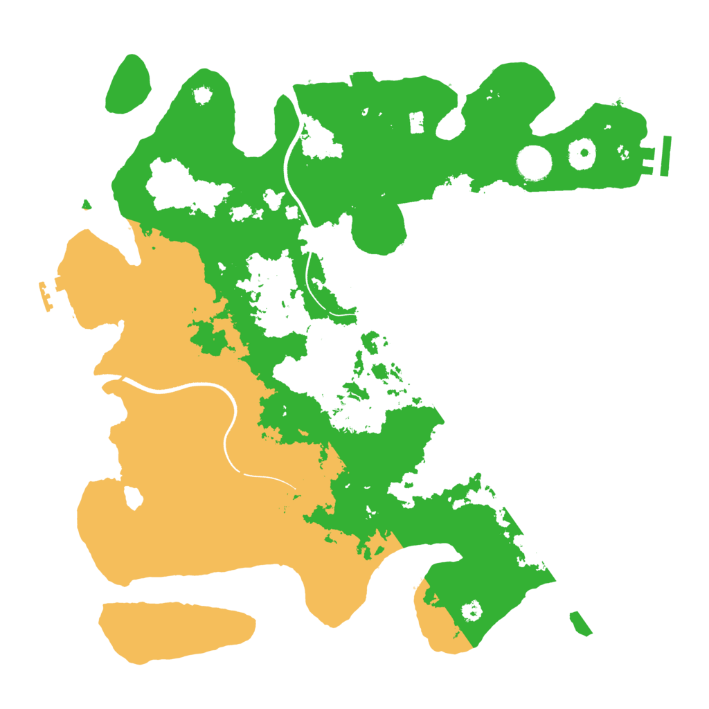Biome Rust Map: Procedural Map, Size: 3550, Seed: 443318