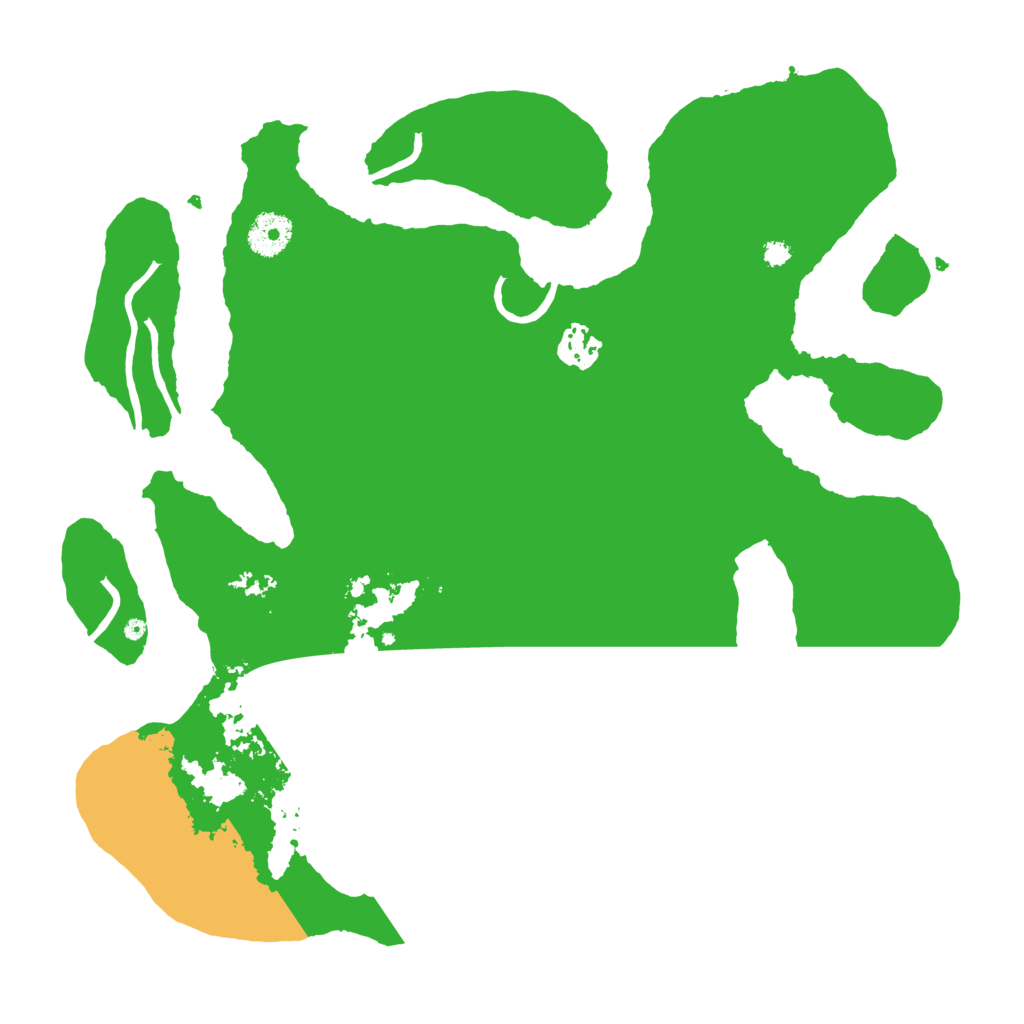 Biome Rust Map: Procedural Map, Size: 3550, Seed: 725236