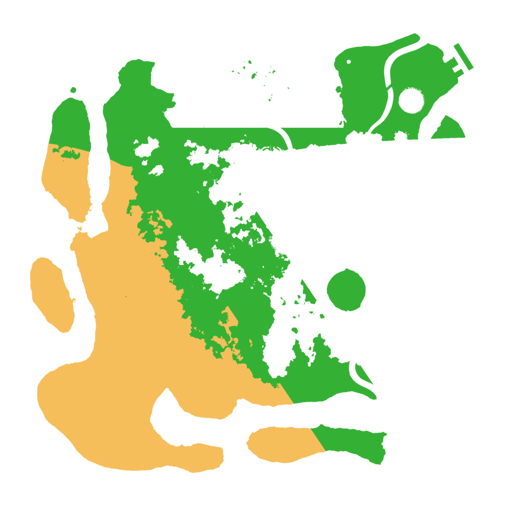 Biome Rust Map: Procedural Map, Size: 3550, Seed: 725236