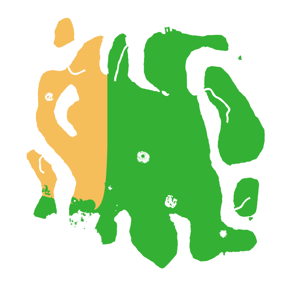 Biome Rust Map: Procedural Map, Size: 3550, Seed: 460202