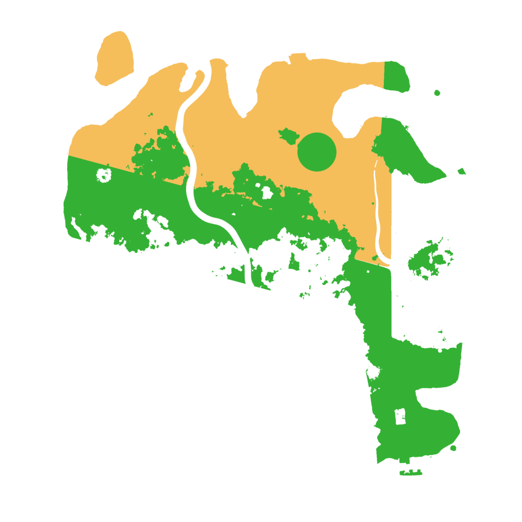 Biome Rust Map: Procedural Map, Size: 3550, Seed: 460202