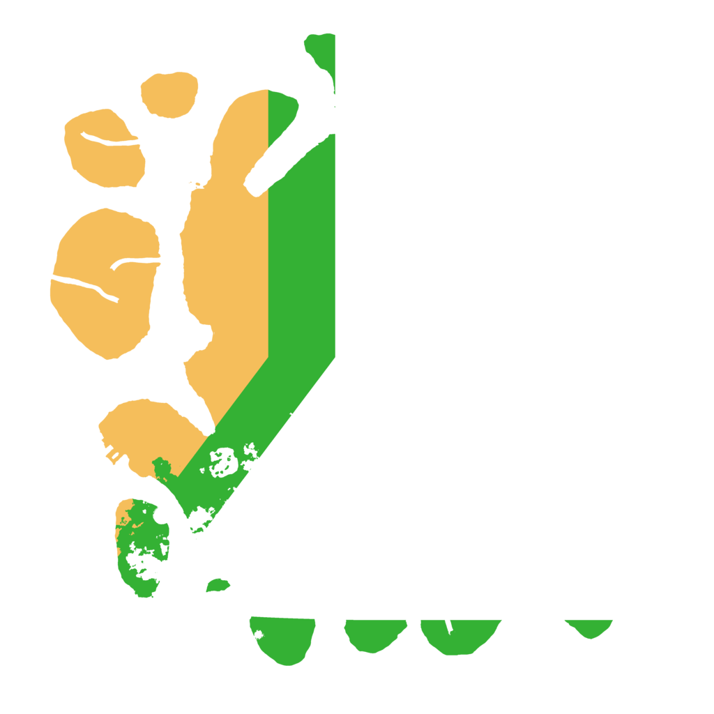 Biome Rust Map: Procedural Map, Size: 3550, Seed: 594624