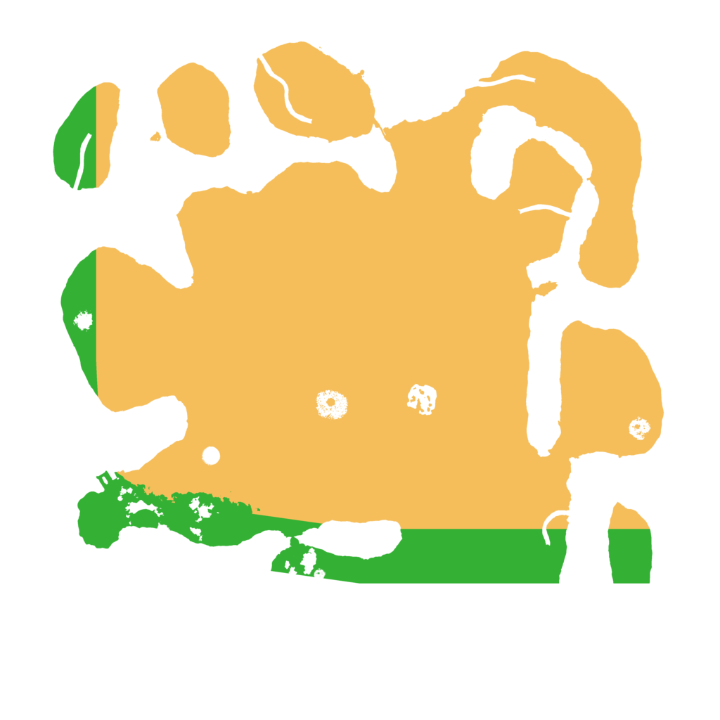 Biome Rust Map: Procedural Map, Size: 3550, Seed: 388630