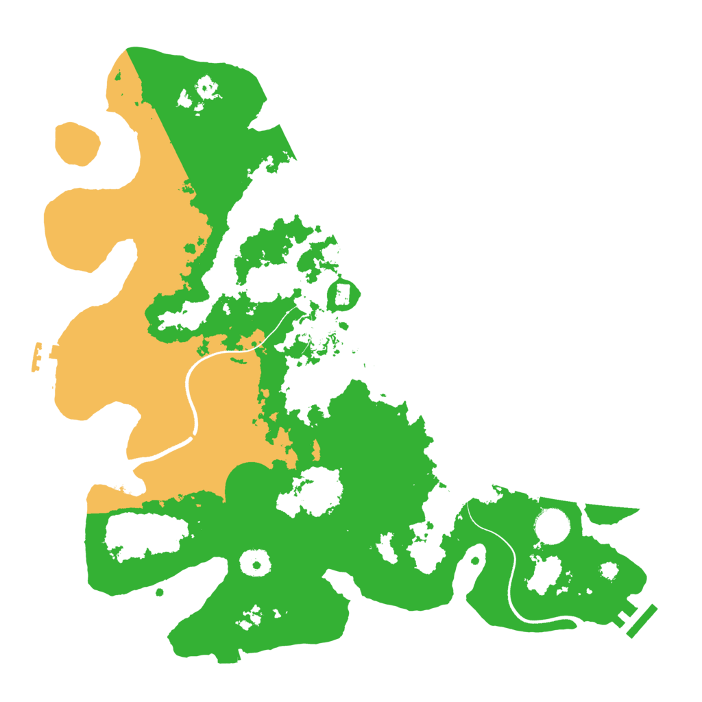 Biome Rust Map: Procedural Map, Size: 3550, Seed: 219721