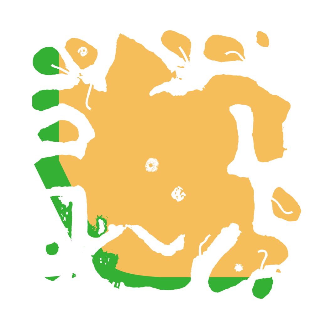 Biome Rust Map: Procedural Map, Size: 3501, Seed: 123456