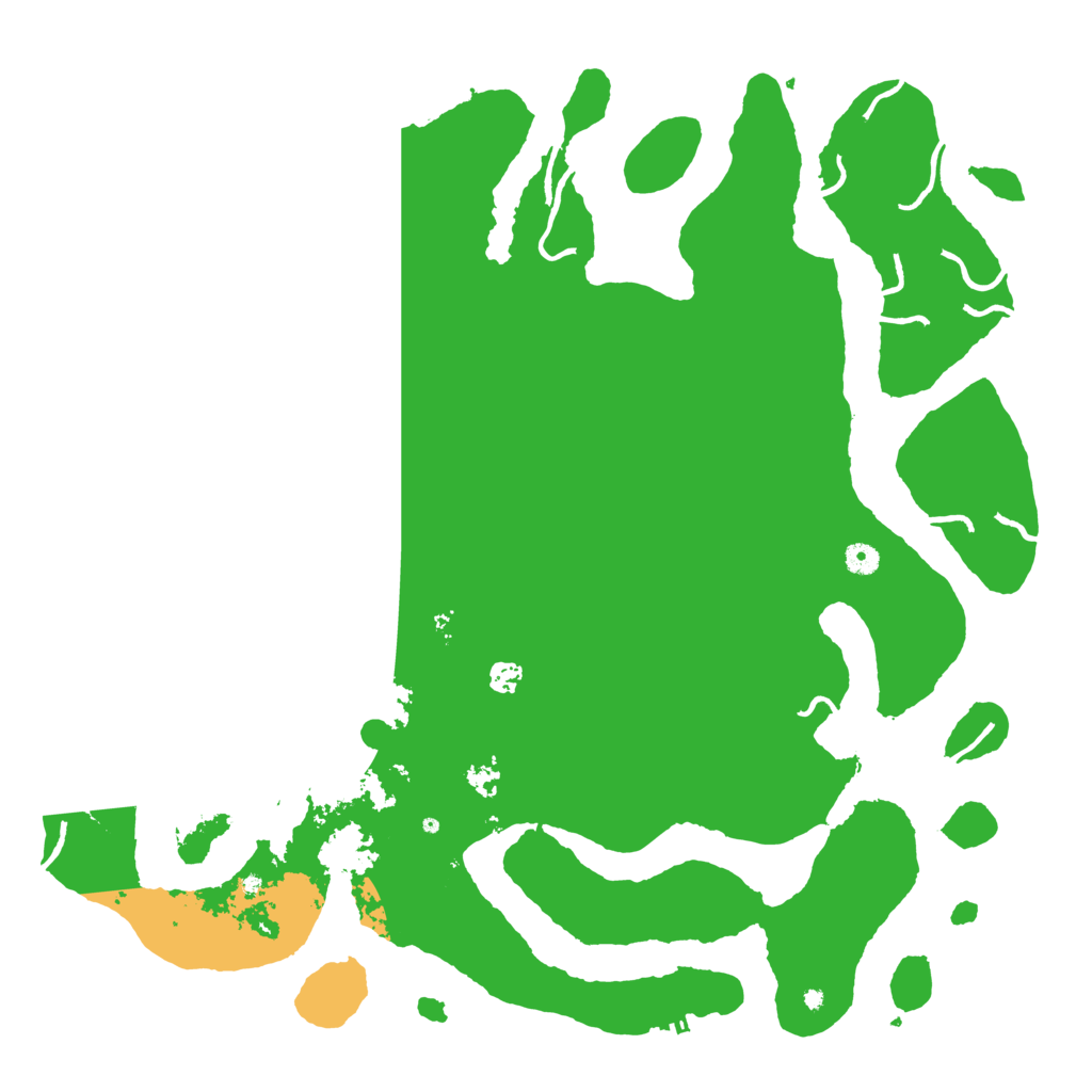 Biome Rust Map: Procedural Map, Size: 5000, Seed: 19155111