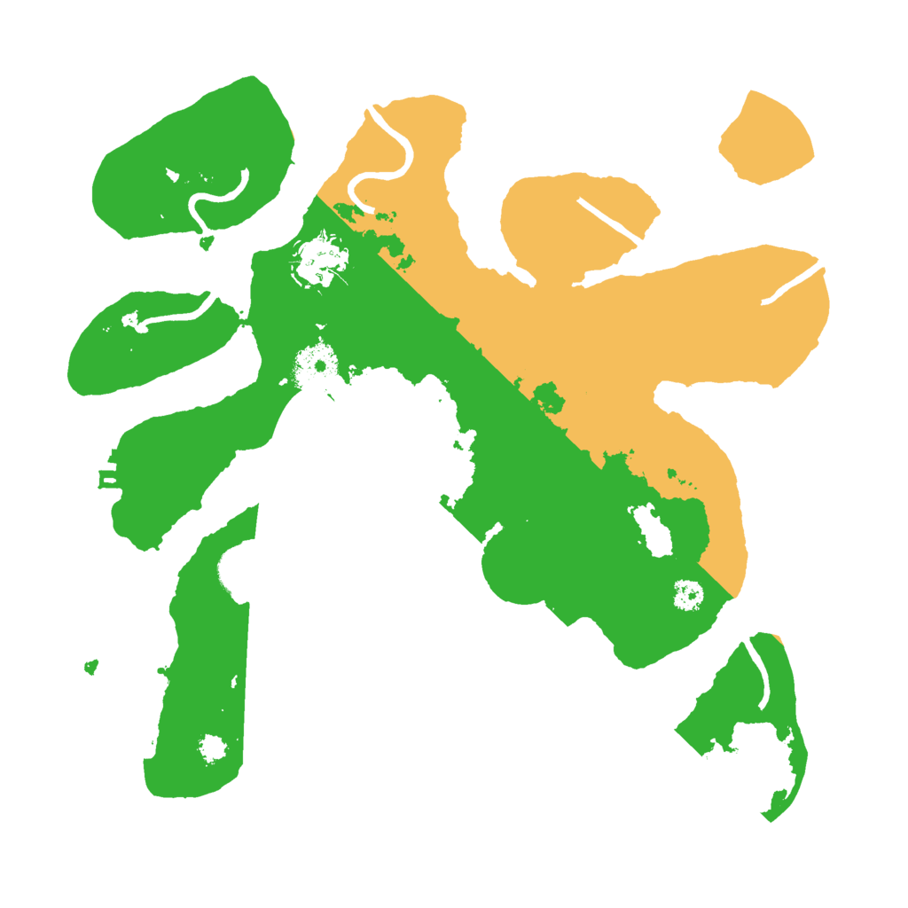 Biome Rust Map: Procedural Map, Size: 3000, Seed: 731663190