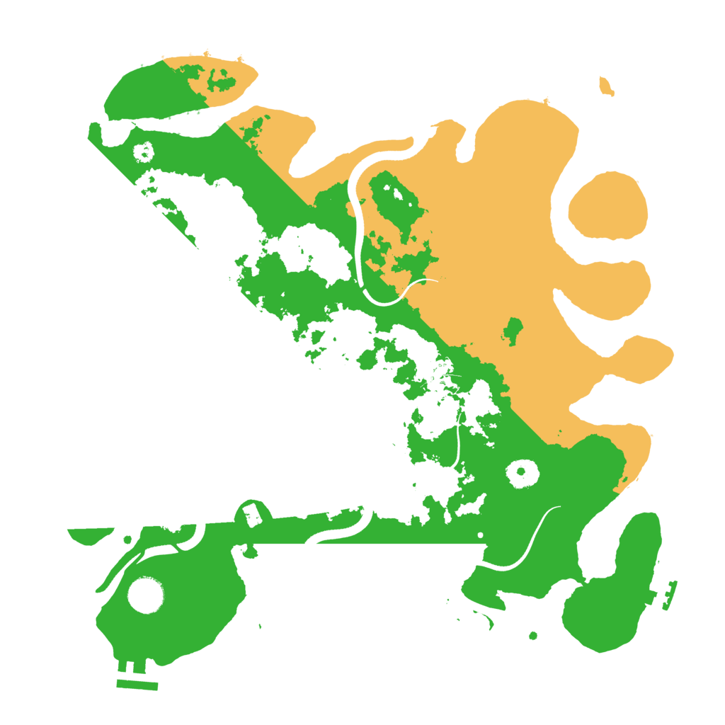 Biome Rust Map: Procedural Map, Size: 3550, Seed: 248434