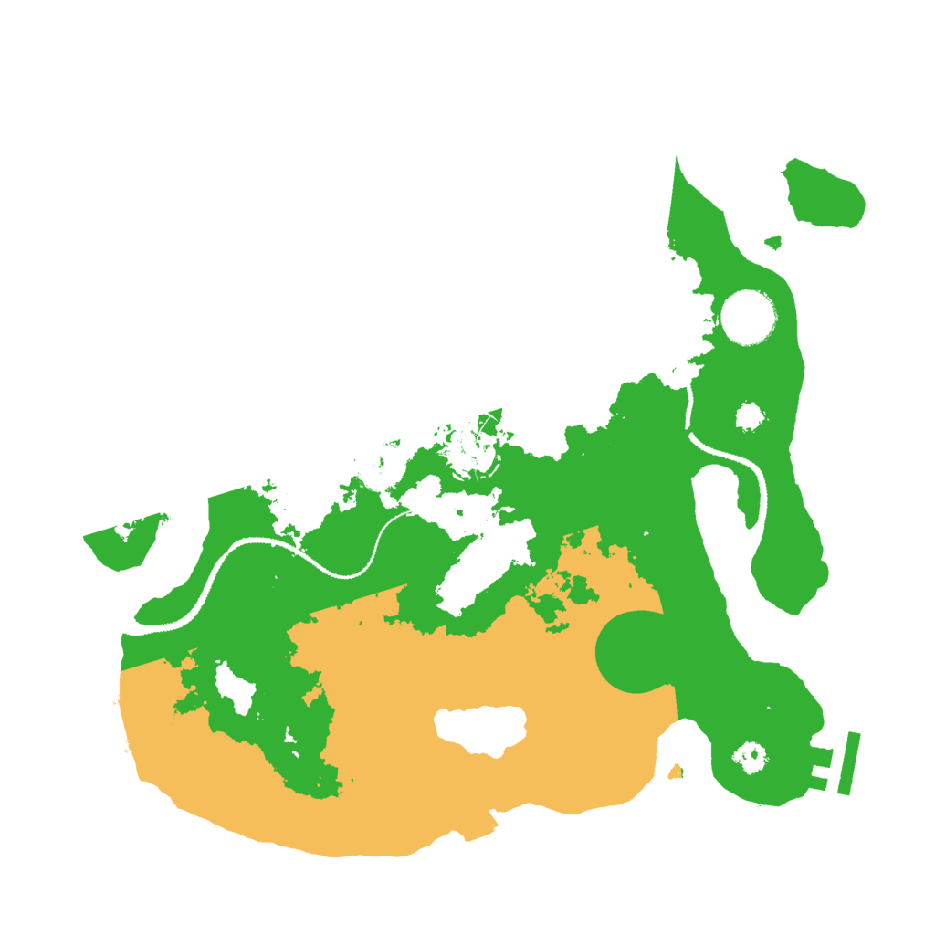 Biome Rust Map: Procedural Map, Size: 3000, Seed: 323203914