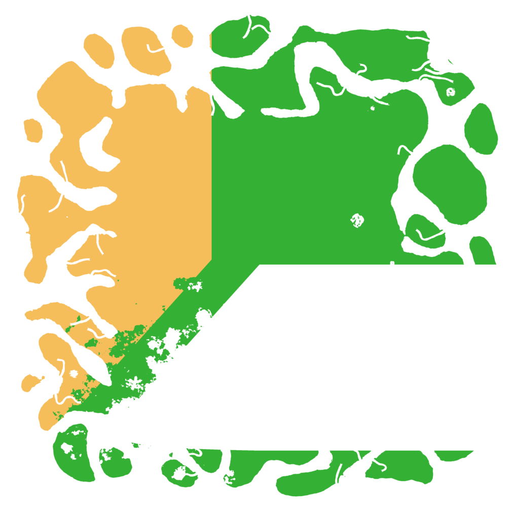 Biome Rust Map: Procedural Map, Size: 6000, Seed: 60667