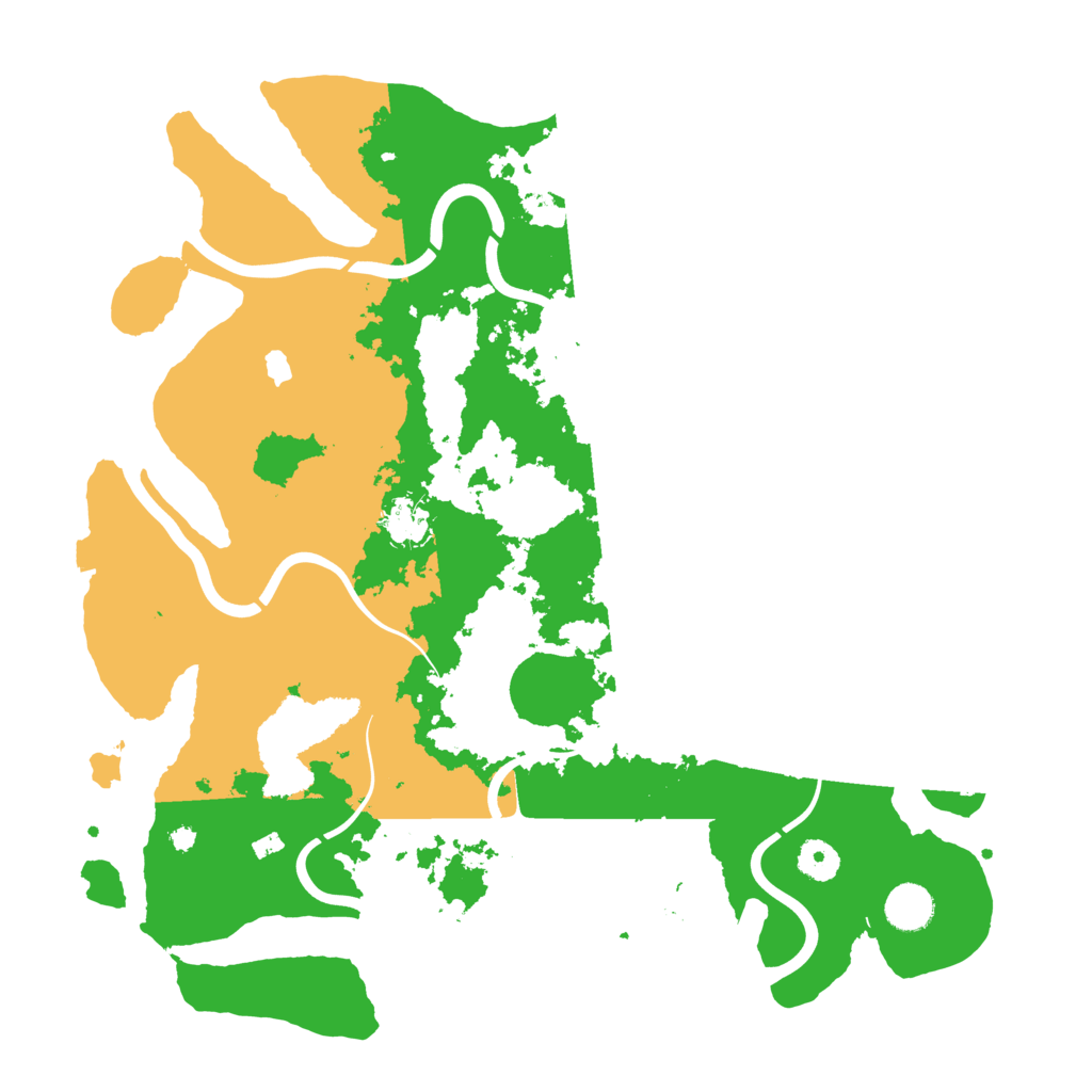 Biome Rust Map: Procedural Map, Size: 4000, Seed: 299846