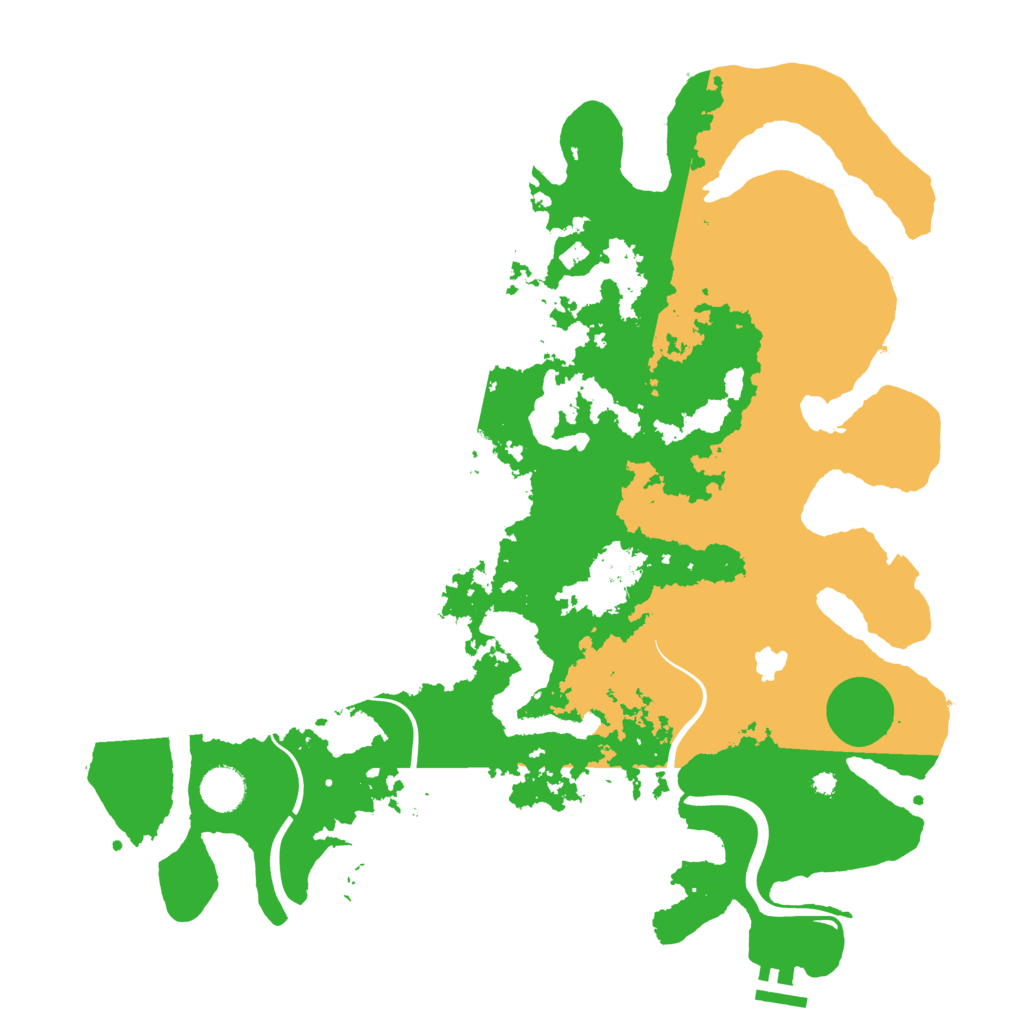 Biome Rust Map: Procedural Map, Size: 4000, Seed: 332230