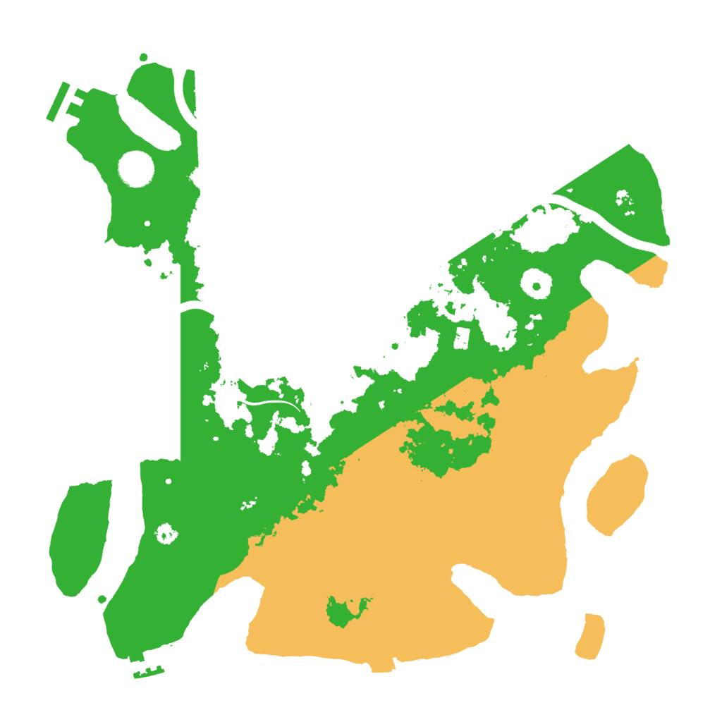 Biome Rust Map: Procedural Map, Size: 3550, Seed: 558977