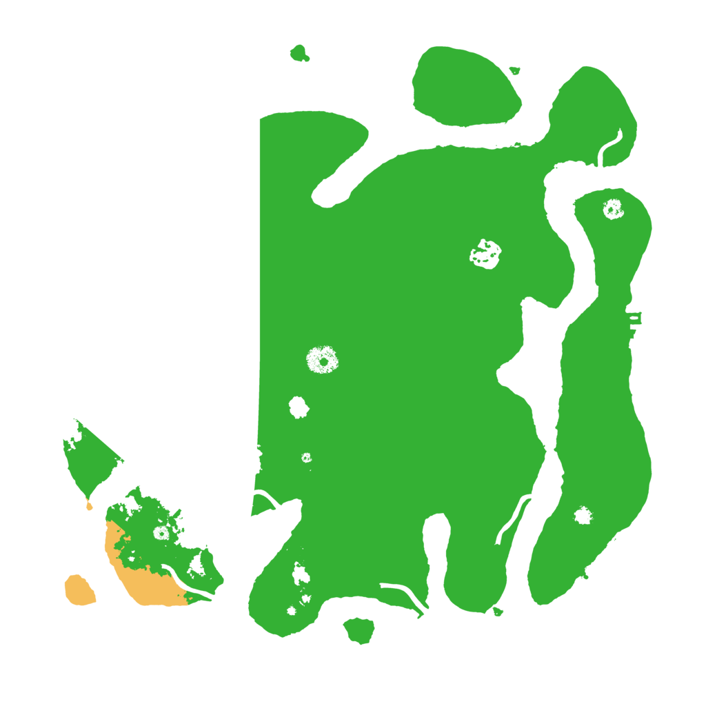 Biome Rust Map: Procedural Map, Size: 3550, Seed: 422148