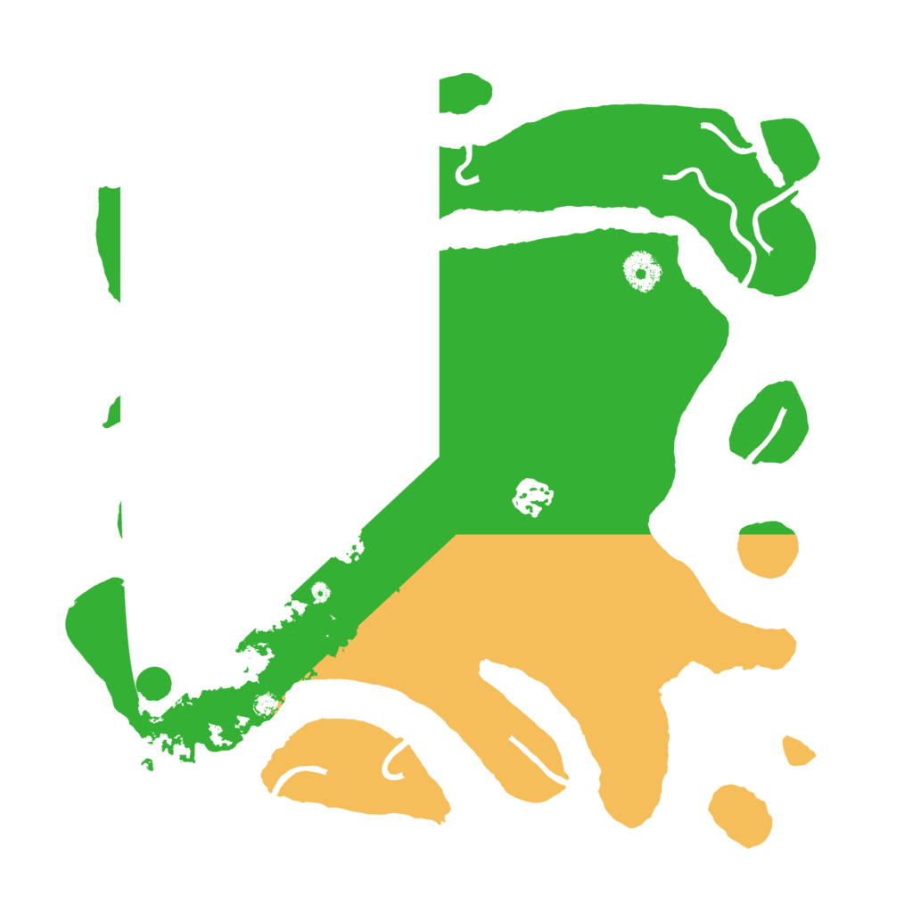 Biome Rust Map: Procedural Map, Size: 3600, Seed: 957596275