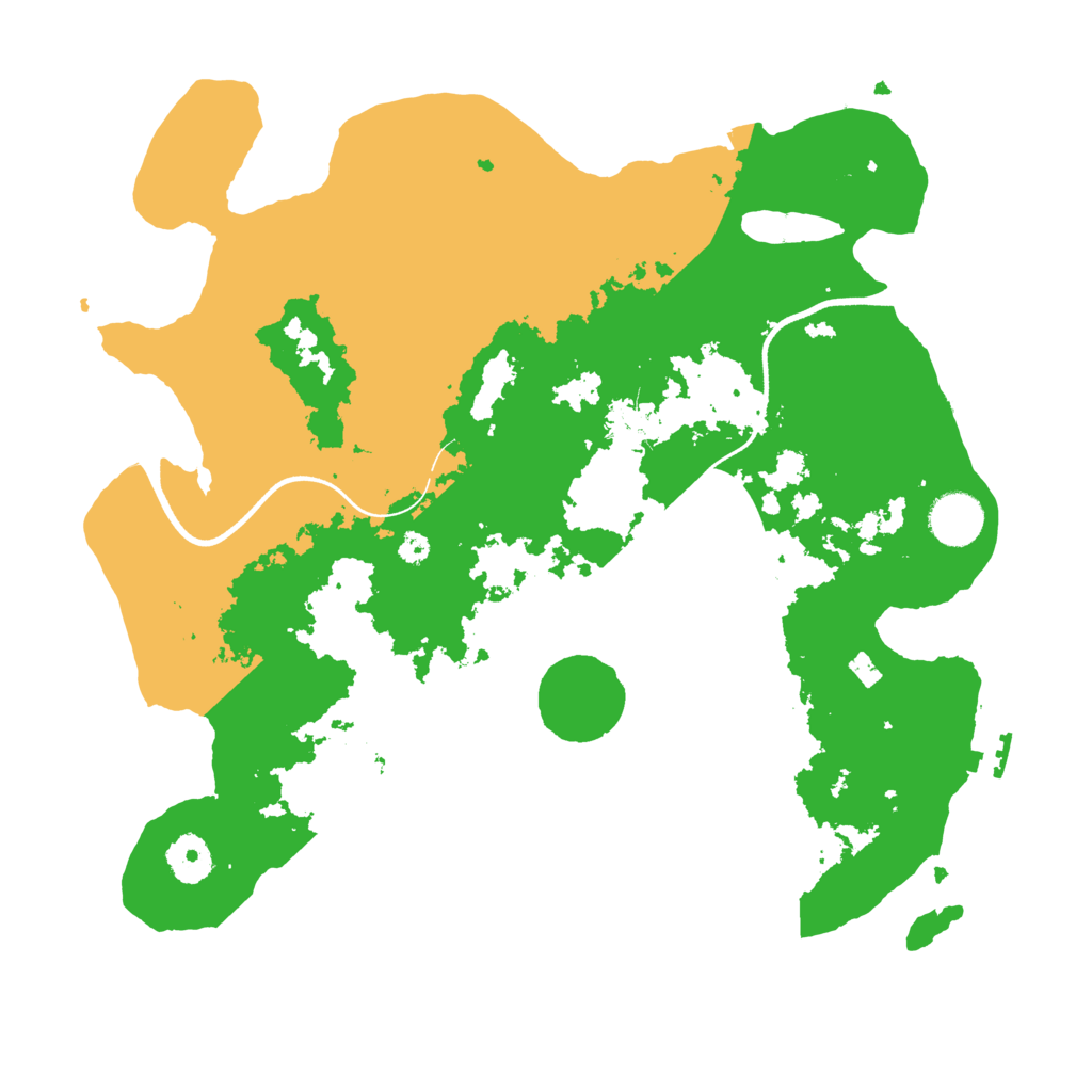 Biome Rust Map: Procedural Map, Size: 3550, Seed: 204008