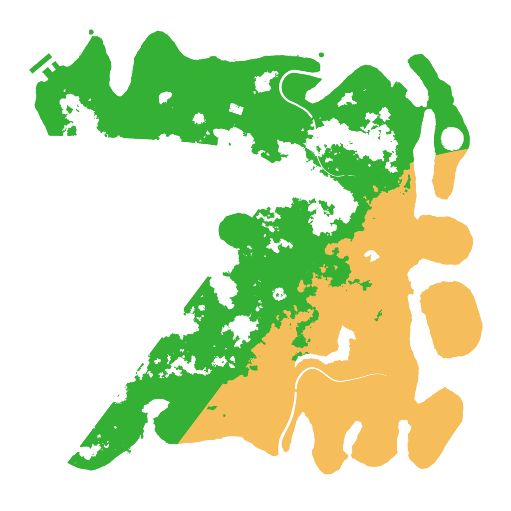 Biome Rust Map: Procedural Map, Size: 4000, Seed: 249140