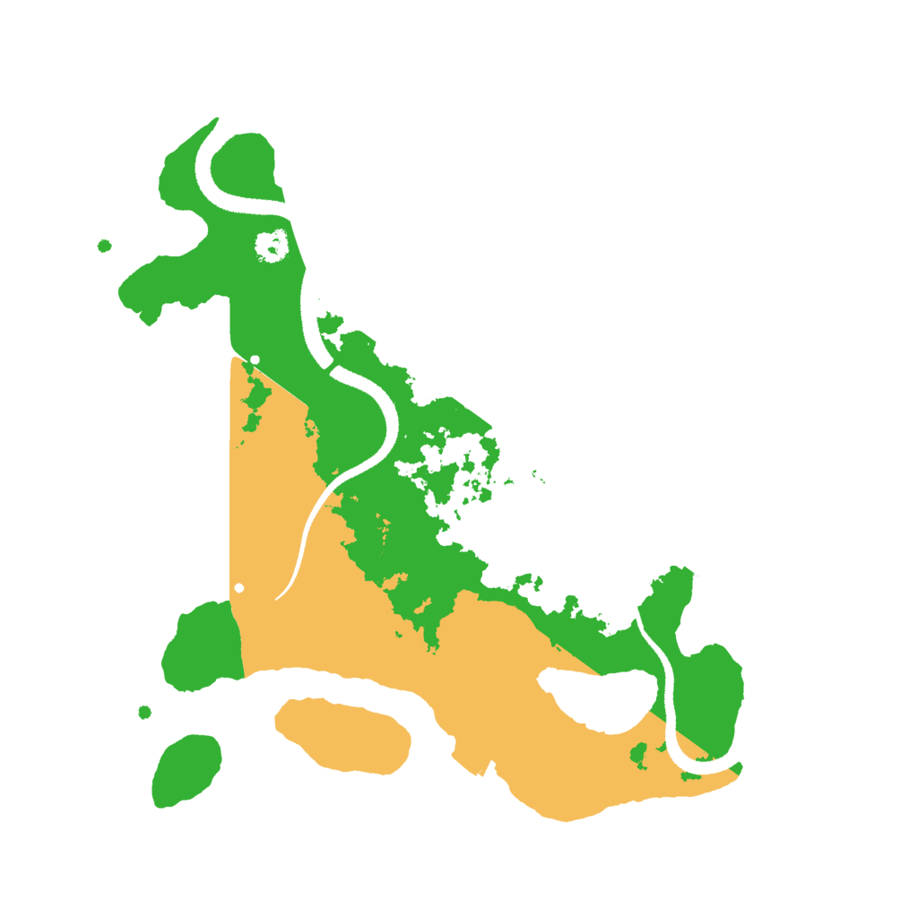 Biome Rust Map: Procedural Map, Size: 2800, Seed: 3092