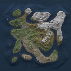 Thumbnail Rust Map: Procedural Map, Size: 2800, Seed: 3092, 10 Monuments