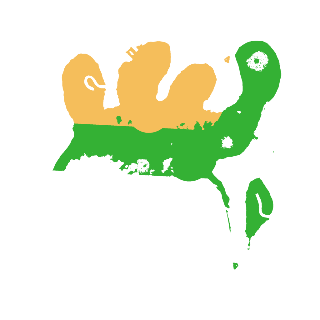 Biome Rust Map: Procedural Map, Size: 2500, Seed: 1745436517