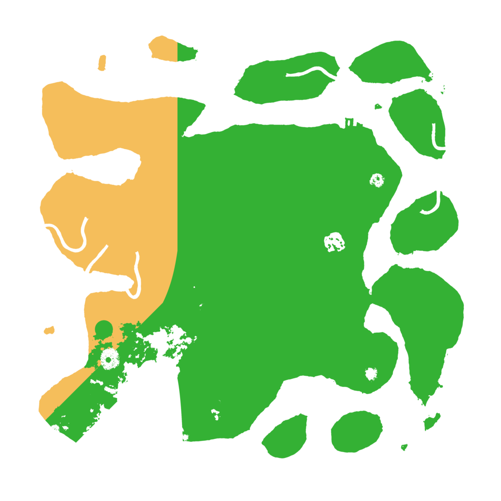 Biome Rust Map: Procedural Map, Size: 3700, Seed: 71