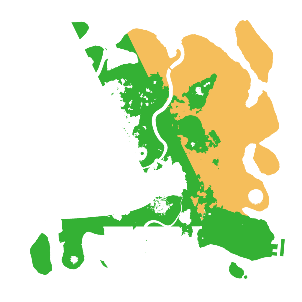 Biome Rust Map: Procedural Map, Size: 3550, Seed: 642709
