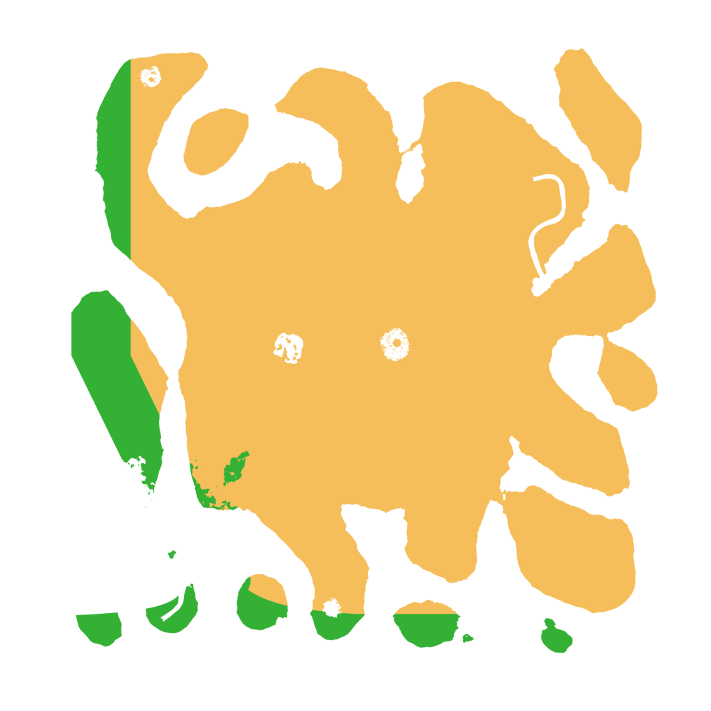 Biome Rust Map: Procedural Map, Size: 3550, Seed: 642709