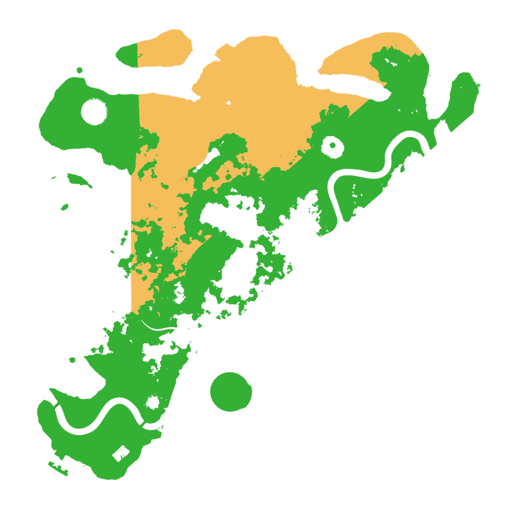 Biome Rust Map: Procedural Map, Size: 3550, Seed: 812483